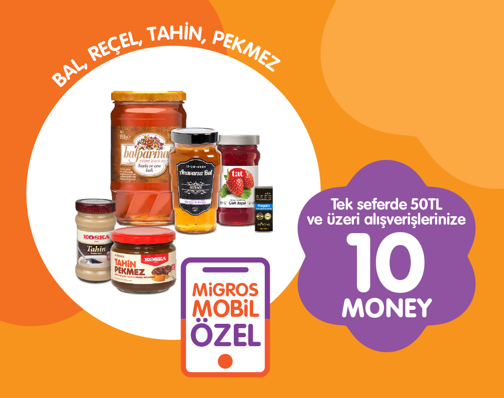 Bal, Reçel, Tahin, Pekmez Money Kampanyası