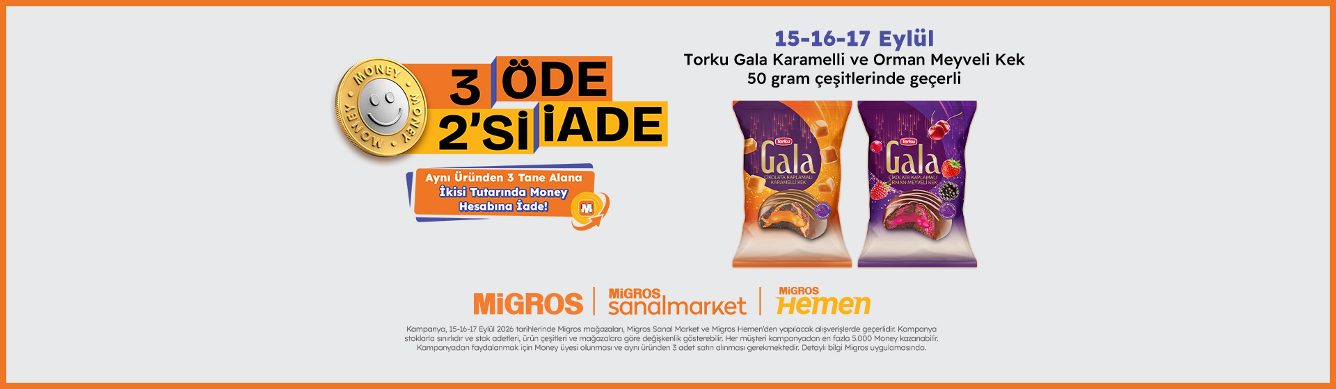 3 Al 2'si Money İade 15 - 17 Eylül