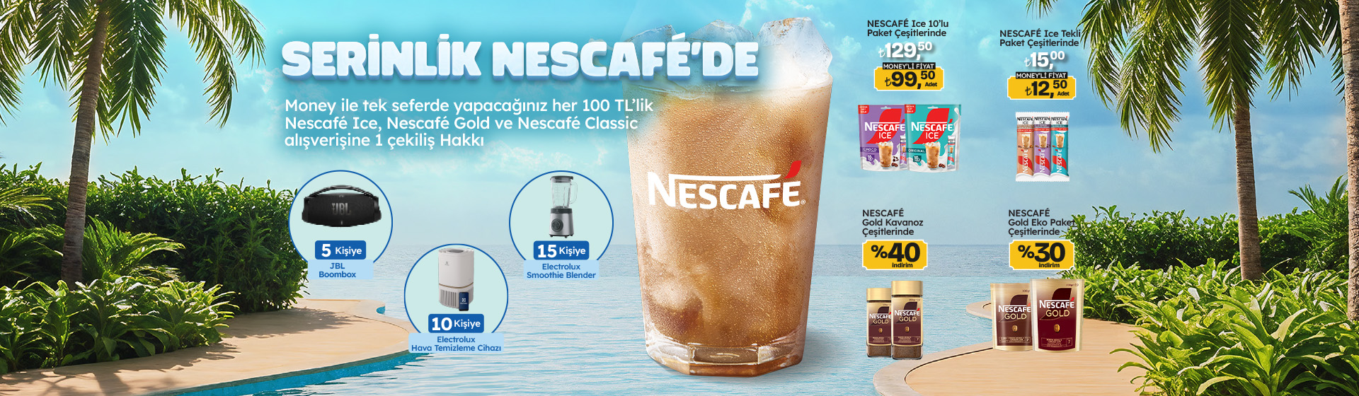100 TL ve Katları Nescafe Alışverişine 1 Çekiliş Hakkı!